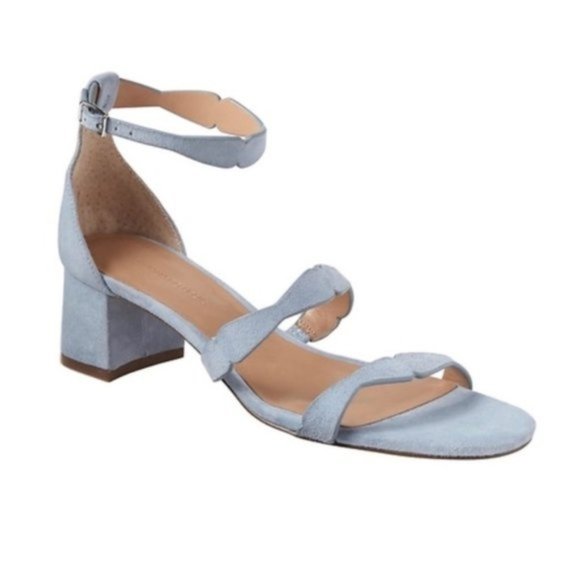 powder blue suede heels